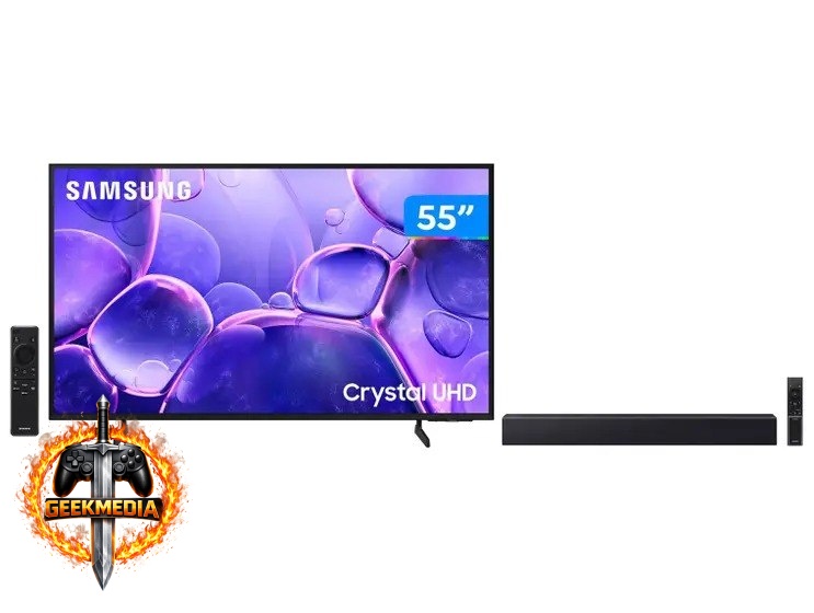 Smart TV 55'' Samsung 4K UHD Crystal UHD