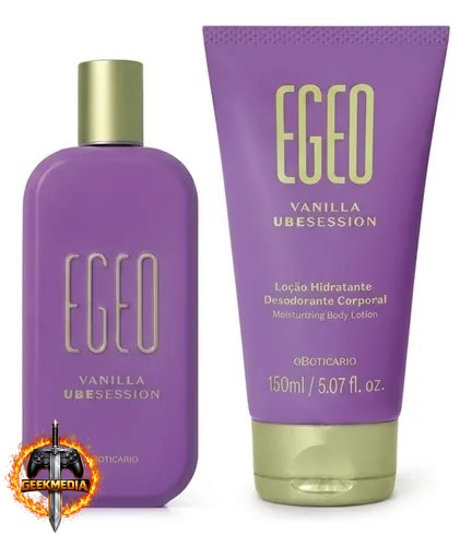 Combo Egeo Vanilla Ubesession: Colônia 90ml  Loção Hidratante 150ml