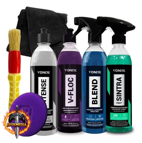 Kit Lavagem Automotiva V-floc Blend Sintra Intense Vonixx