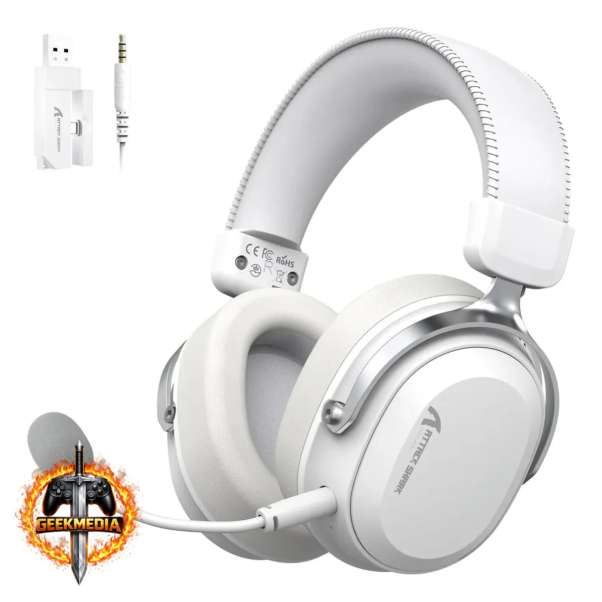 Headset Gamer Sem Fio Attack Shark L30 Pro
