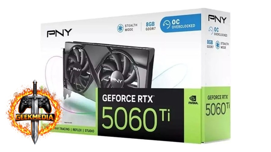 Placa de Vídeo RTX 5060 Ti 8GB OC PNY
