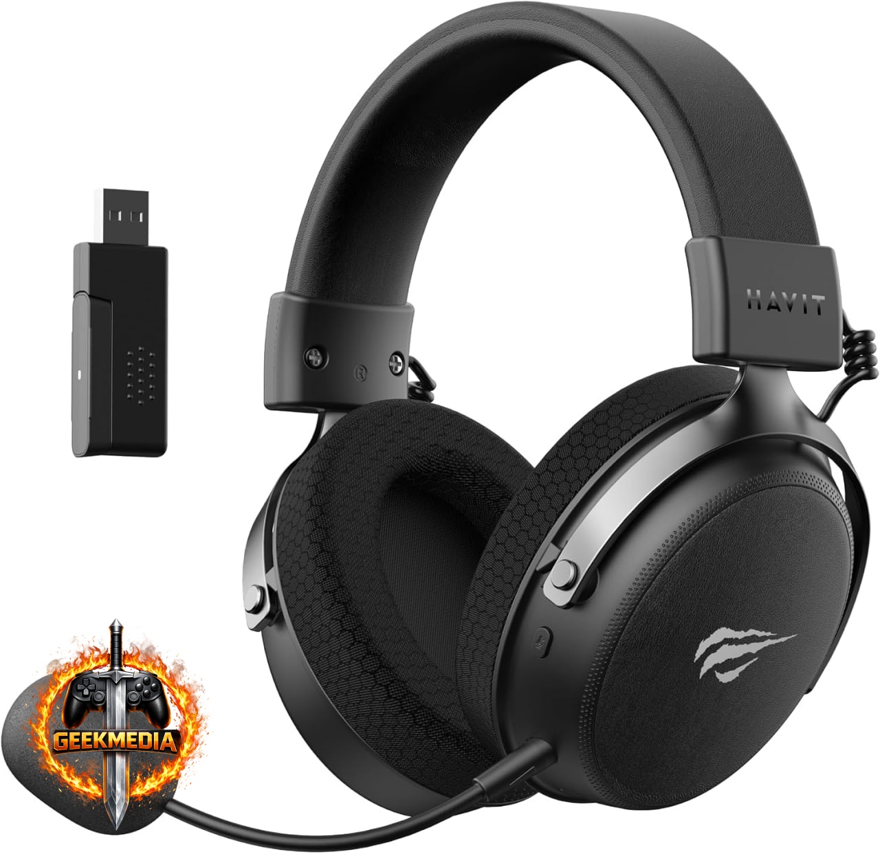 Fone de Ouvido Headset Havit H2015 Pro Black