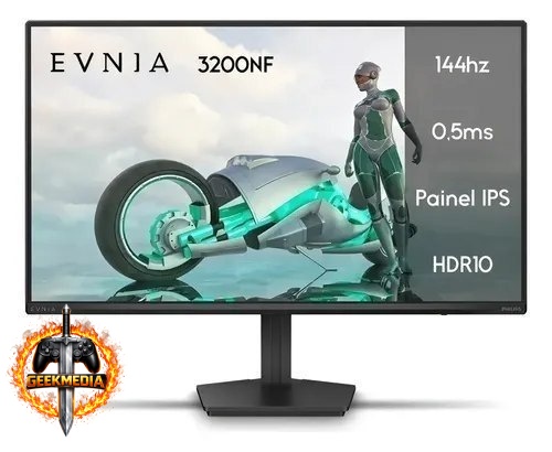 Monitor Gamer Philips 24 Evnia IPS 144Hz 0.5ms FullHD