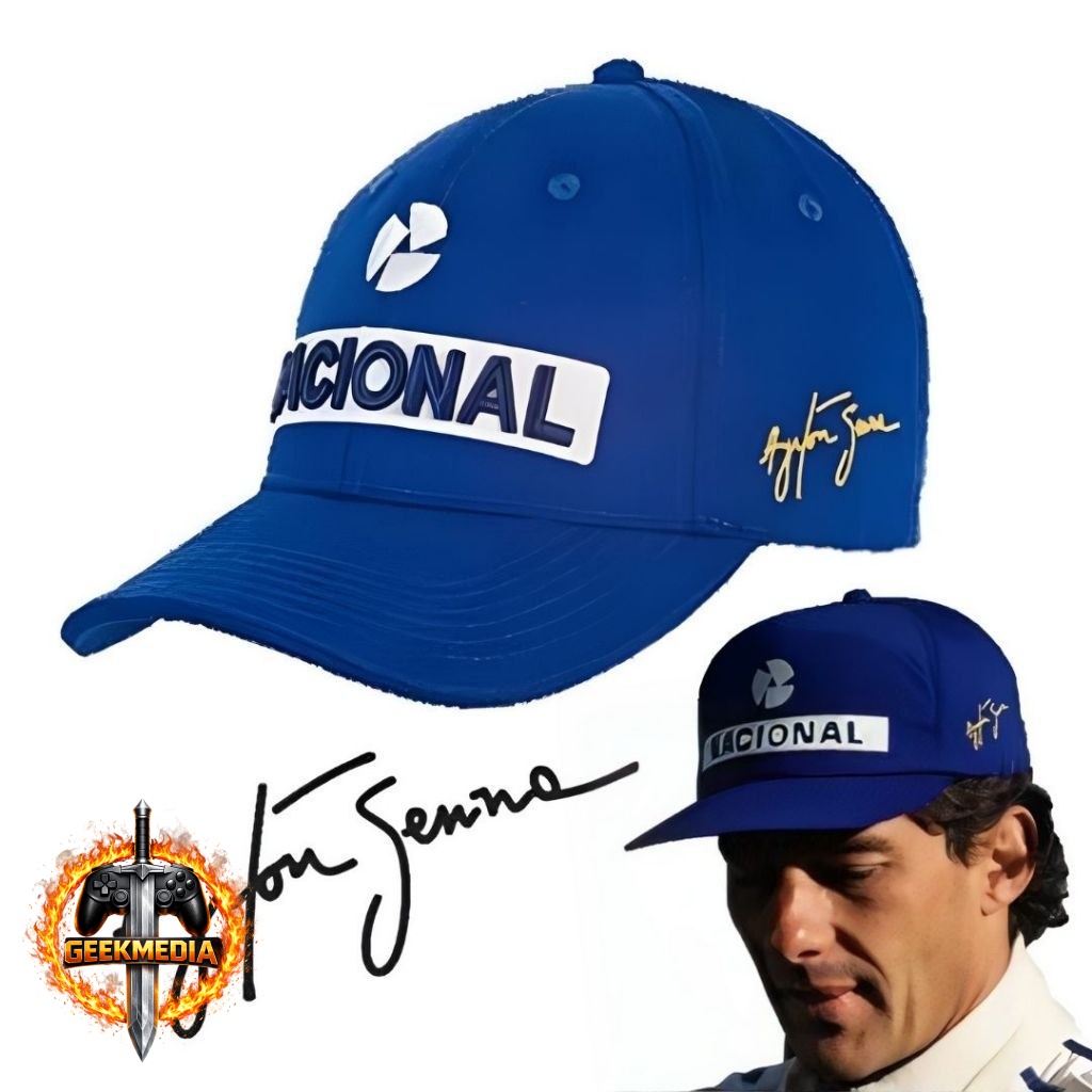 Boné Nacional Senna Retro Formula 1