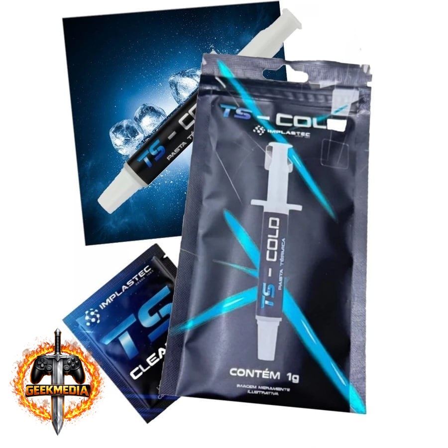 Pasta Térmica TS Cold 10,5 w/m-k 1g
