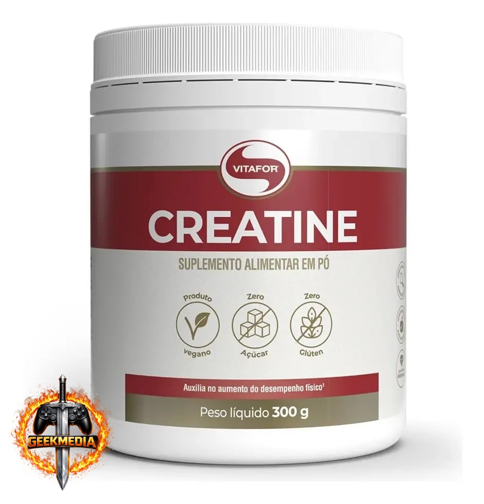 Creatina Monohidratada Vitafor 300g - Sem Sabor