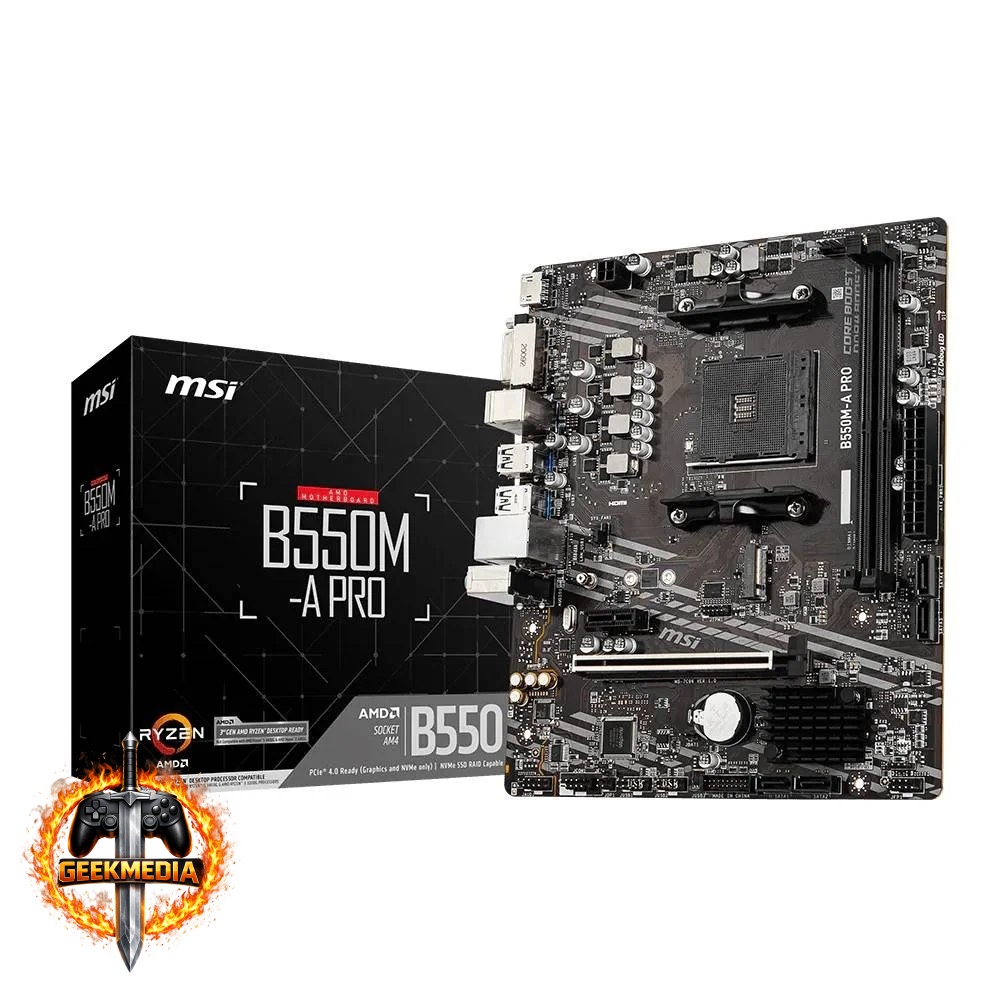Placa Mãe MSI B550M-A PRO AM4