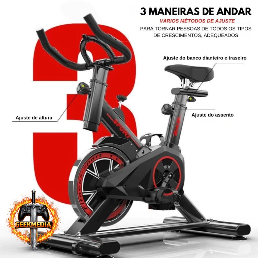 Bicicleta Ergométrica Spinning Academia Fitness Profissional 120kg