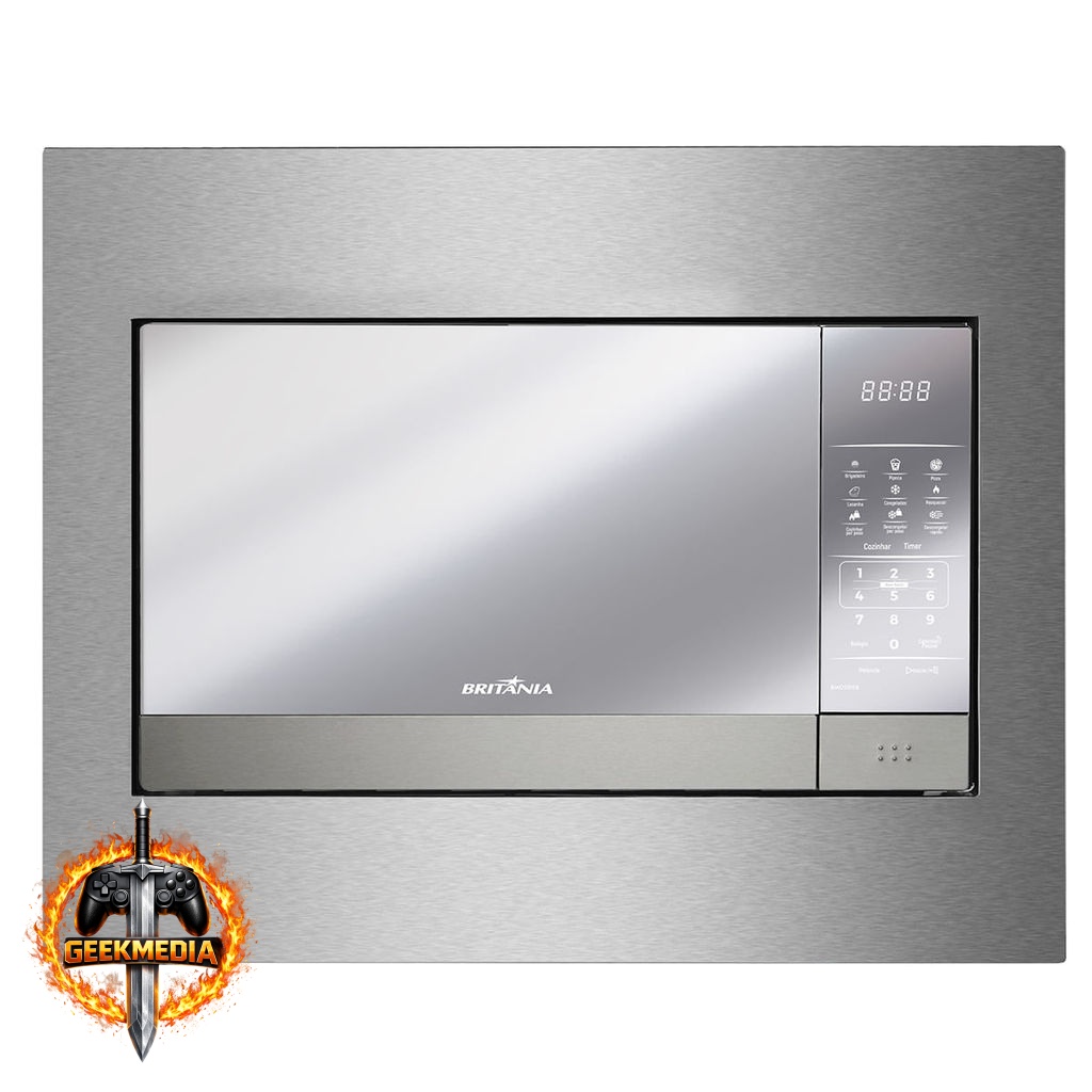 Micro-ondas de Embutir Britânia 28L Tira Odor BMB28IEB