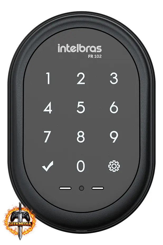 Fechadura Digital De Sobrepor Fr 102 Preto Intelbras