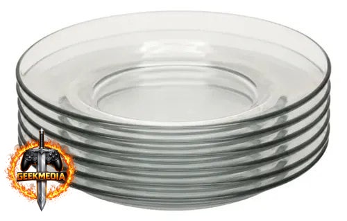 Kit 12 Pratos Fundos Cedar Glass