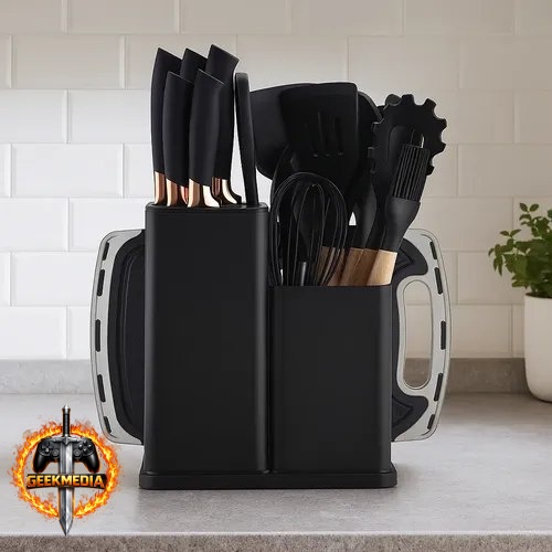 Kit Utensilios Cozinha 19 Peças