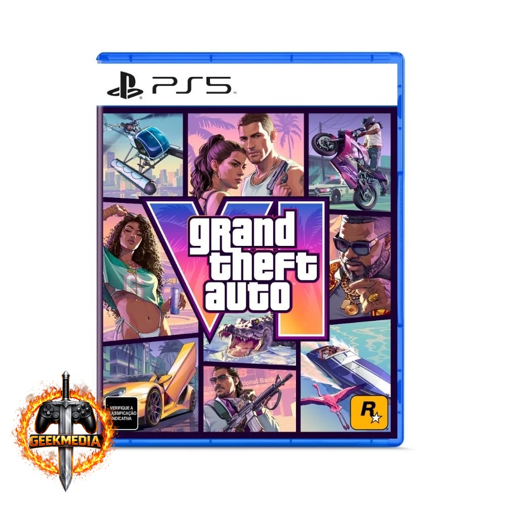 Jogo Grand Theft Auto GTA VI 6, PS5