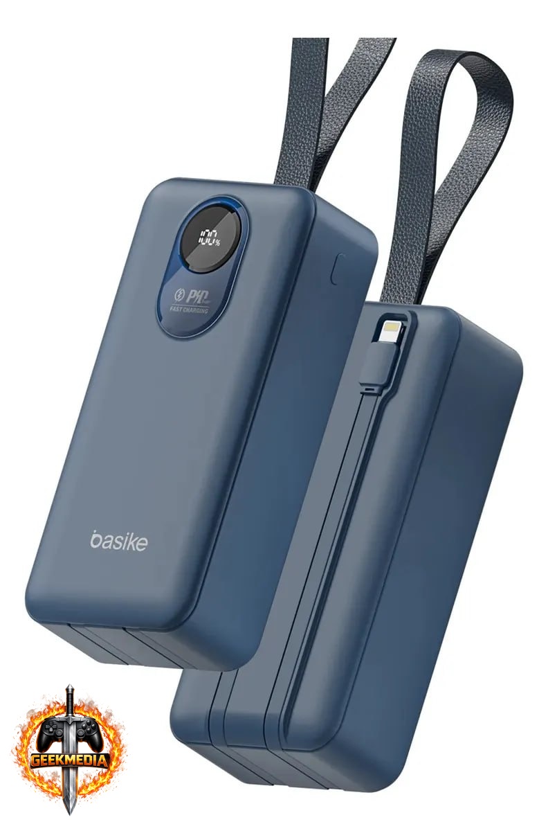 Power Bank Basike 30.000mAh - Carregamento Rápido 22.5W