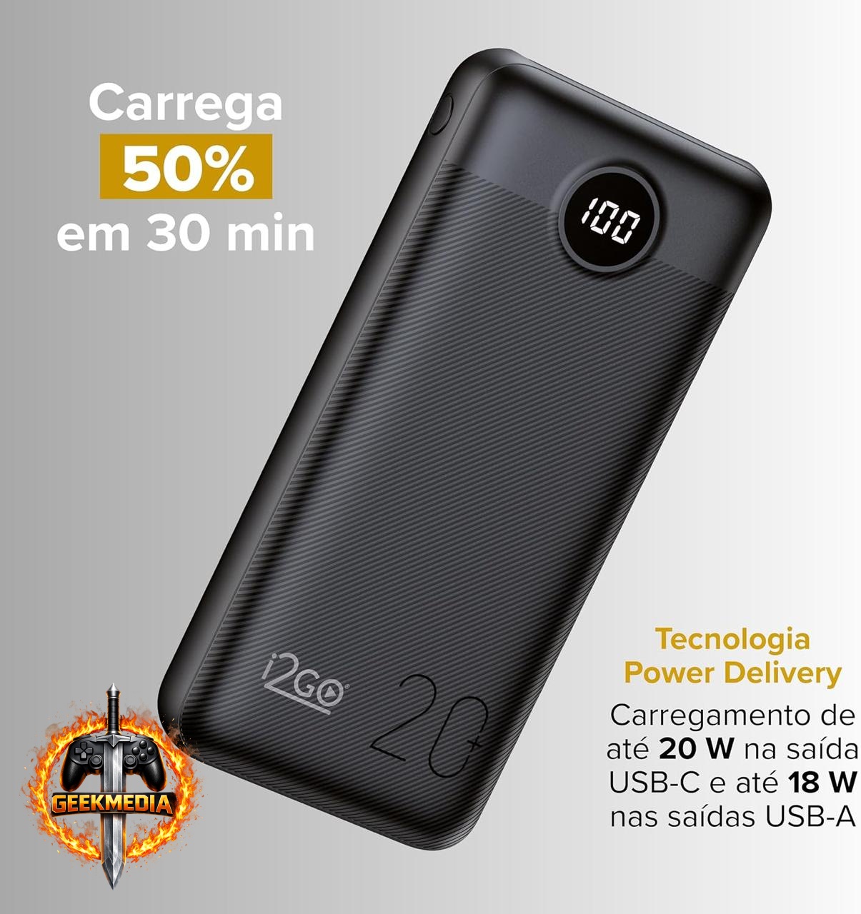 Power Bank i2GO PRO 20.000mAh 20W