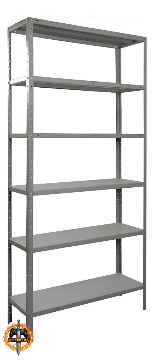 Estante Armário Prateleira de Aço 6 Bandejas Galvanizada