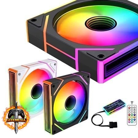 Kit 3 Ventoinhas ARGB 120MM