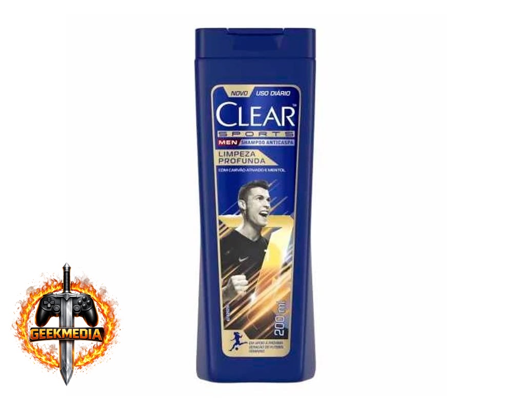 Robozão Shampoo Anticaspa Clear Men Limpeza Profunda 200Ml