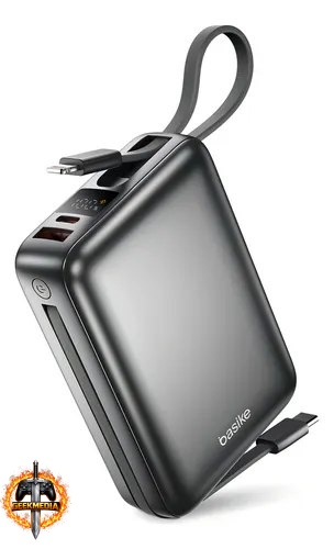 Carregador Portátil Power Bank Basike 20000mAh 22.5W Rápido