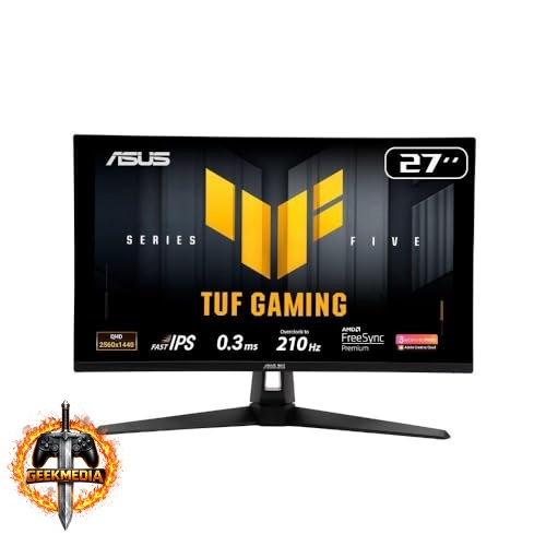 Monitor Gamer ASUS TUF 27" QHD 210Hz 0.3ms VG27AQ5A