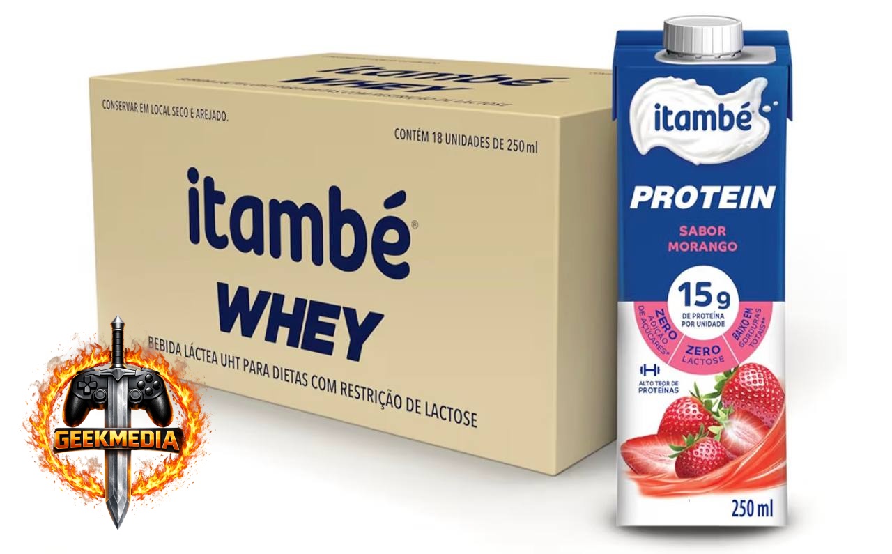 Itambé Whey Bebida Proteica Morango