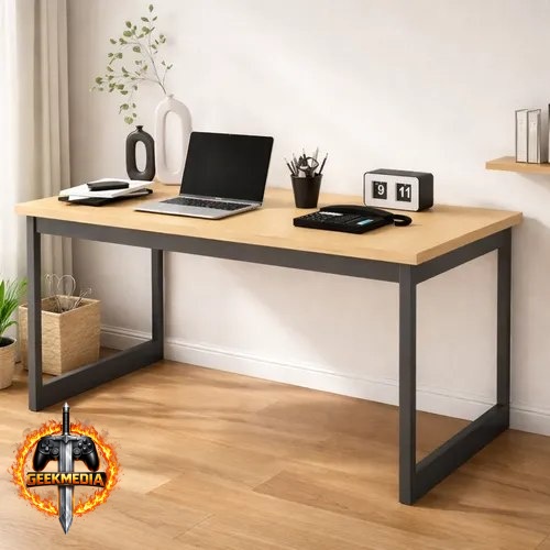 Mesa Escritório Industrial 150x60 Reforçado Ferro