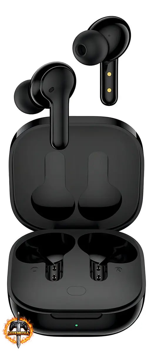QCY T13 - 4 Microfones Bluetooth 5.1 - Preto