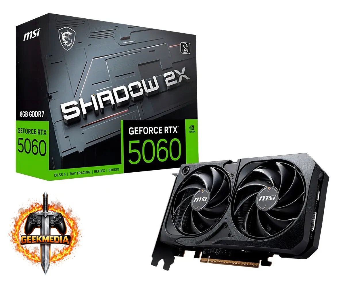 MSI GeForce RTX 5060 Shadow 2X OC 8GB GDDR7