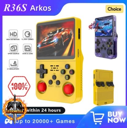Arkos R36S Retro Console de Jogo Portátil