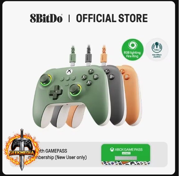 Controle 8BITDO Xbox Ultimate C Xbox/Windows Hall Effect