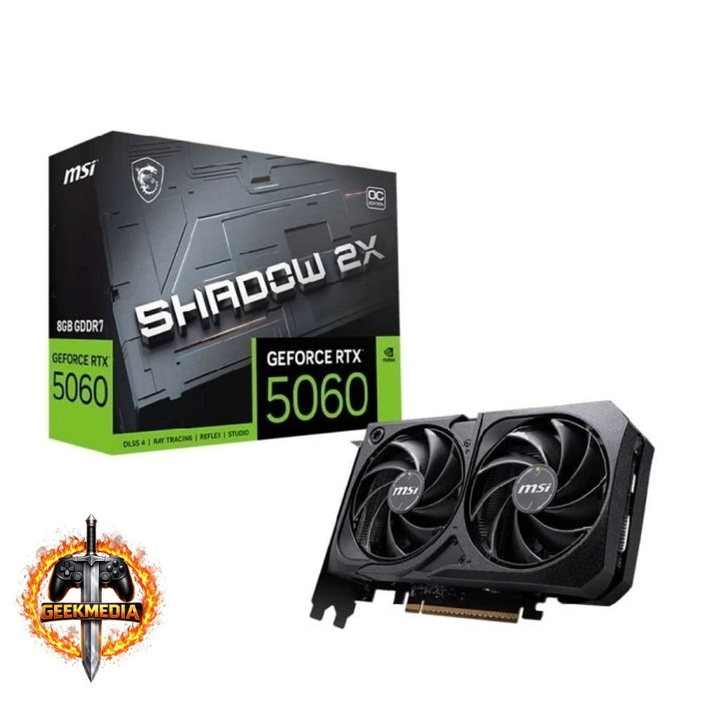 Placa de Vídeo NVIDIA GeForce MSI RTX5060 8GB