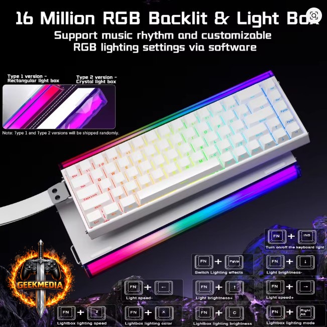 Teclado Magnético AULA HERO 68HE Rapid