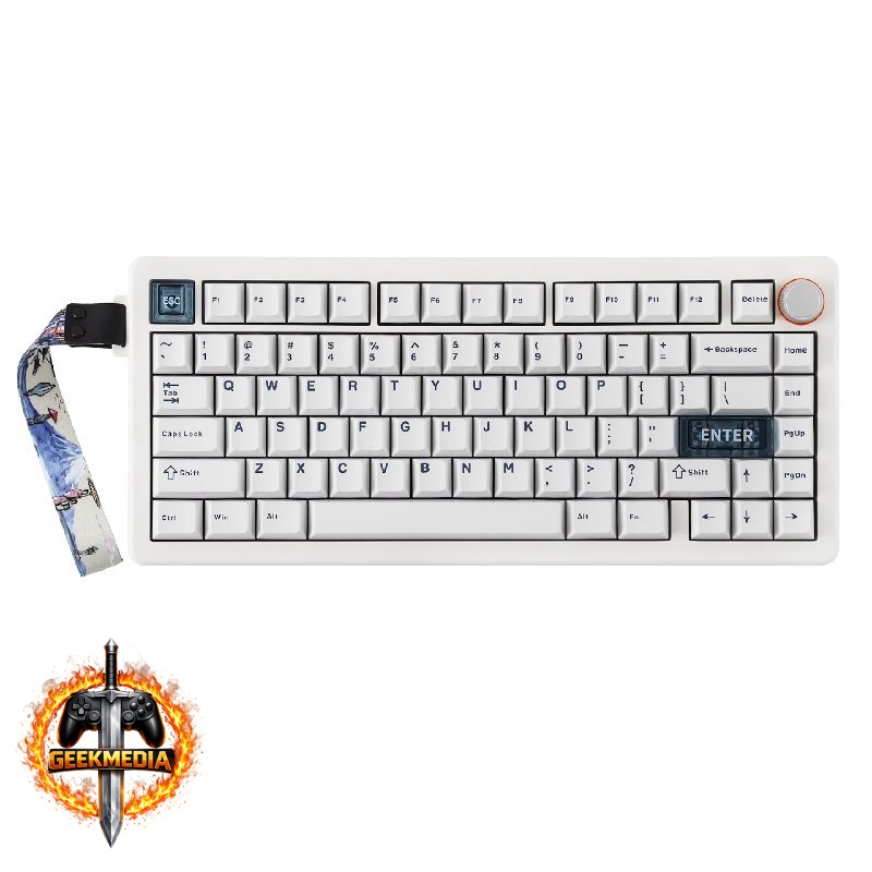 Teclado Gamer CIDOO QK75 75% VIA Junta Programável