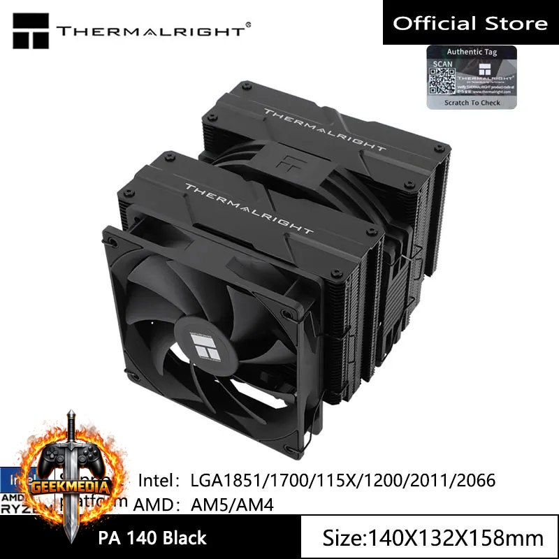 Cooler Thermalright PA140 para CPU Air