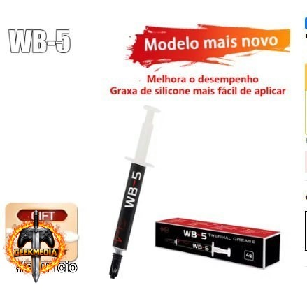 Pasta Térmica Wovibo WB-4 4g 17 W/M-k