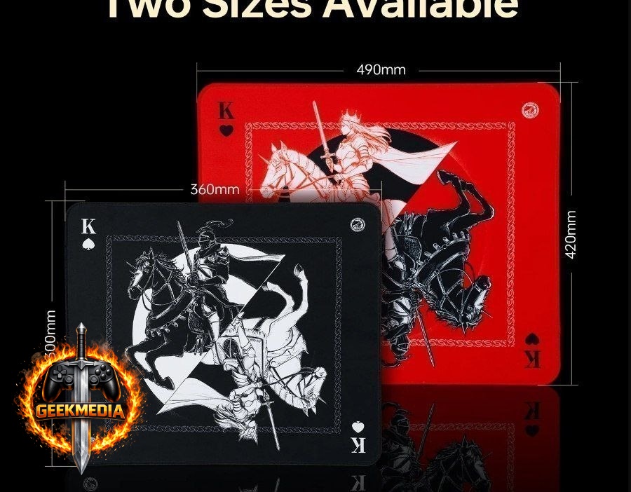 Mousepad ATK War Horse 490x420x4mm, Preto