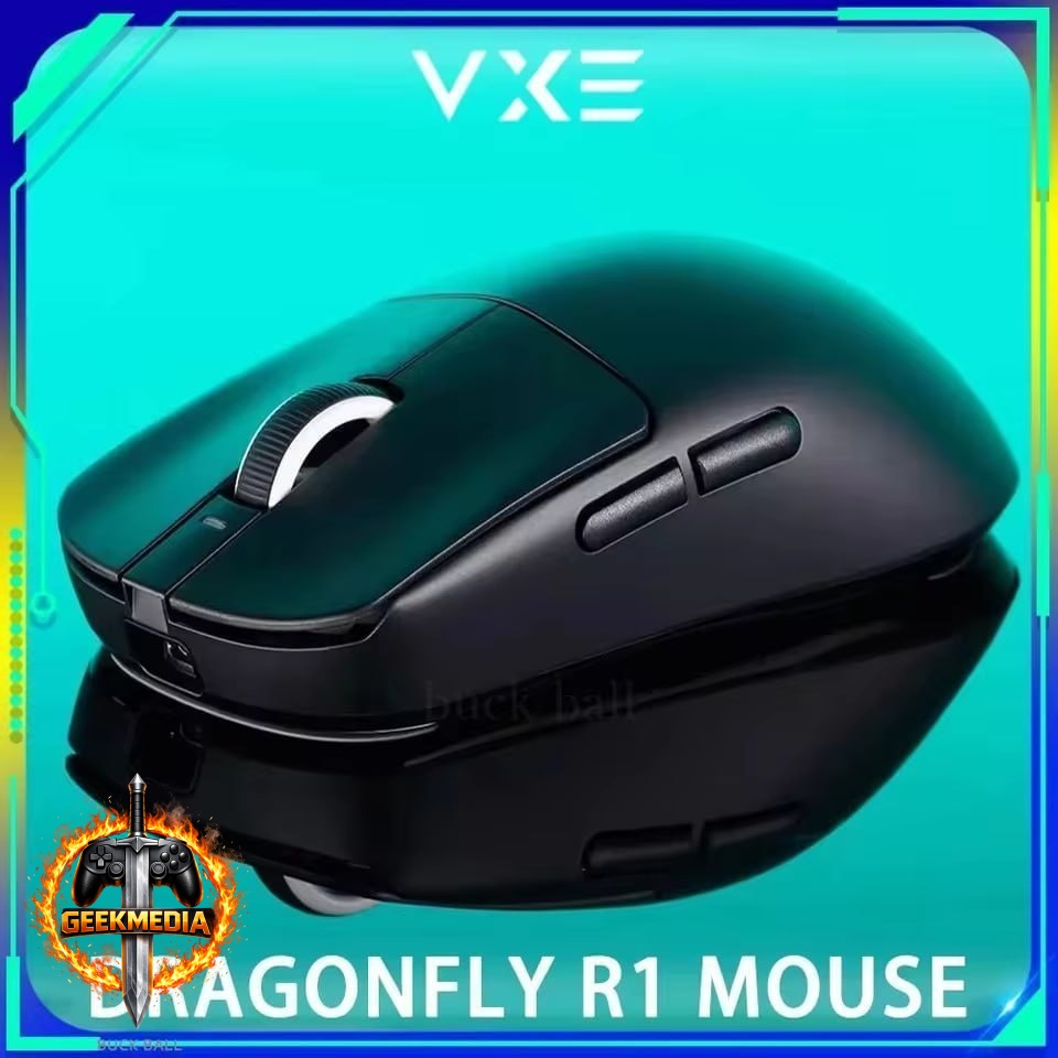 Mouse Sem Fio Dragonfly R1 Se PAW3395SE 500mAh