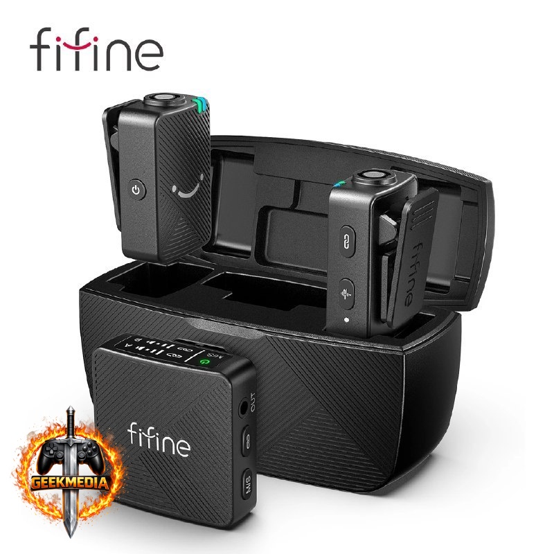 Microfone de Lapela FIFINE M9 Sem Fio