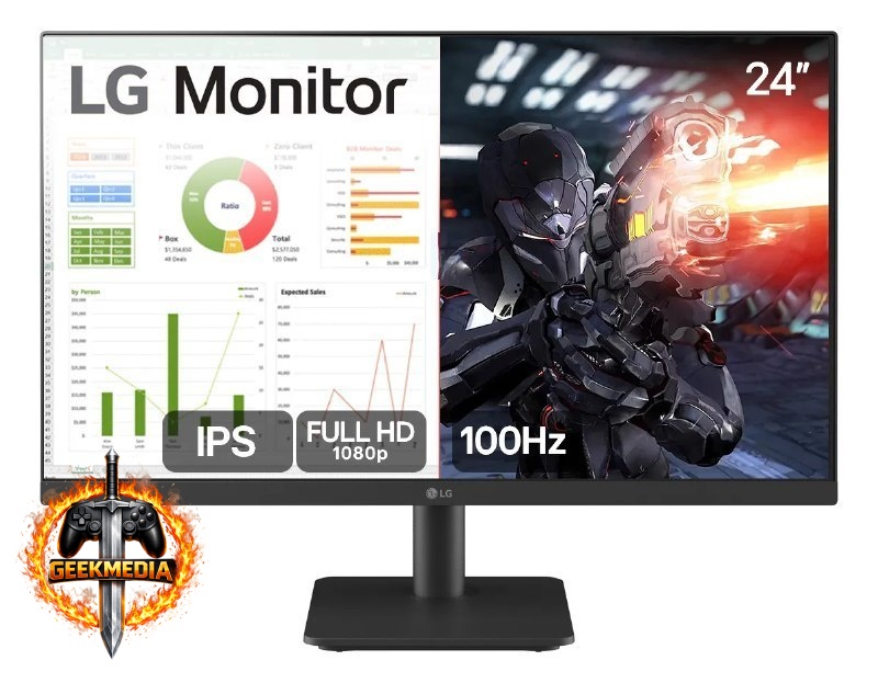 Monitor Gamer LG 24" IPS 100Hz FullHD