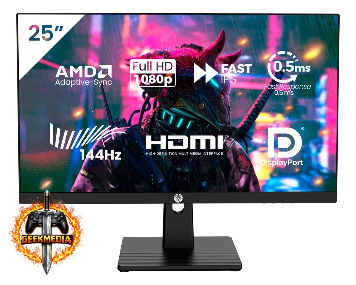 Monitor Gamer Haiz 25'' IPS FHD 144Hz 0.5ms