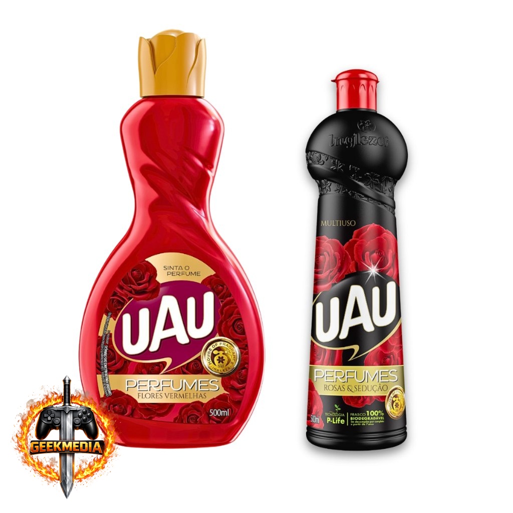 Kit Rosas e Sedução Limpador 500ml  Multiuso