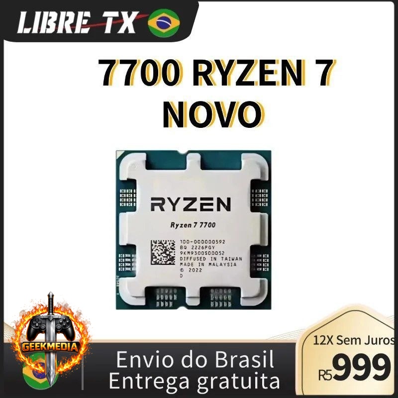 Processador AMD Ryzen 7 7700