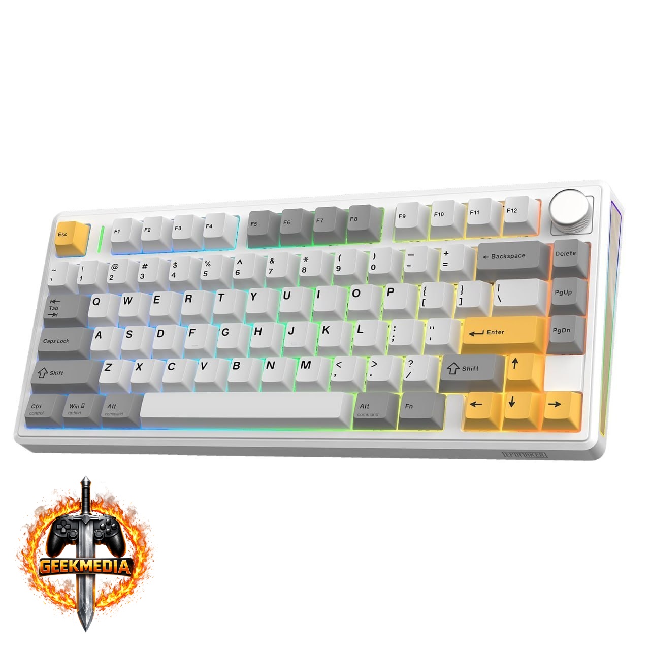 Teclado Mecânico Epomaker TH80 V2 75% Sem fio