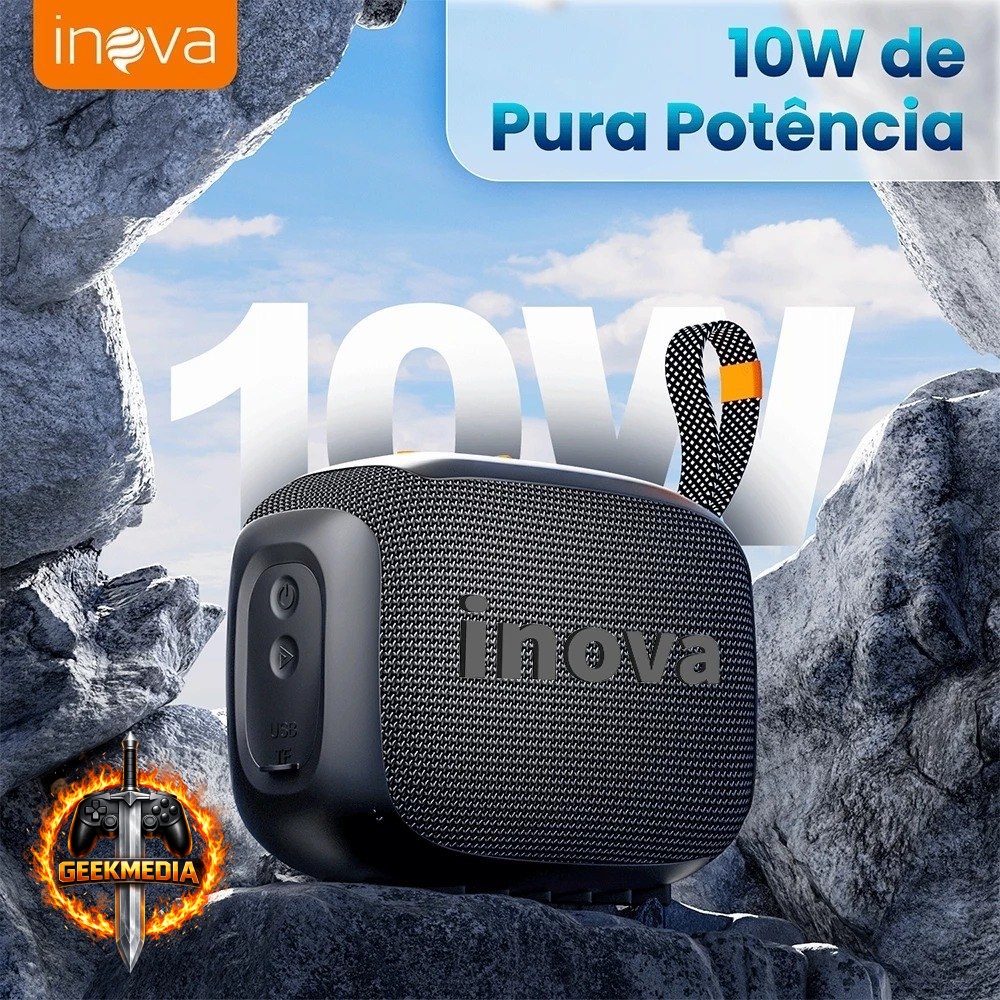 Caixa de Som Bluetooth Portátil Inova Go 4