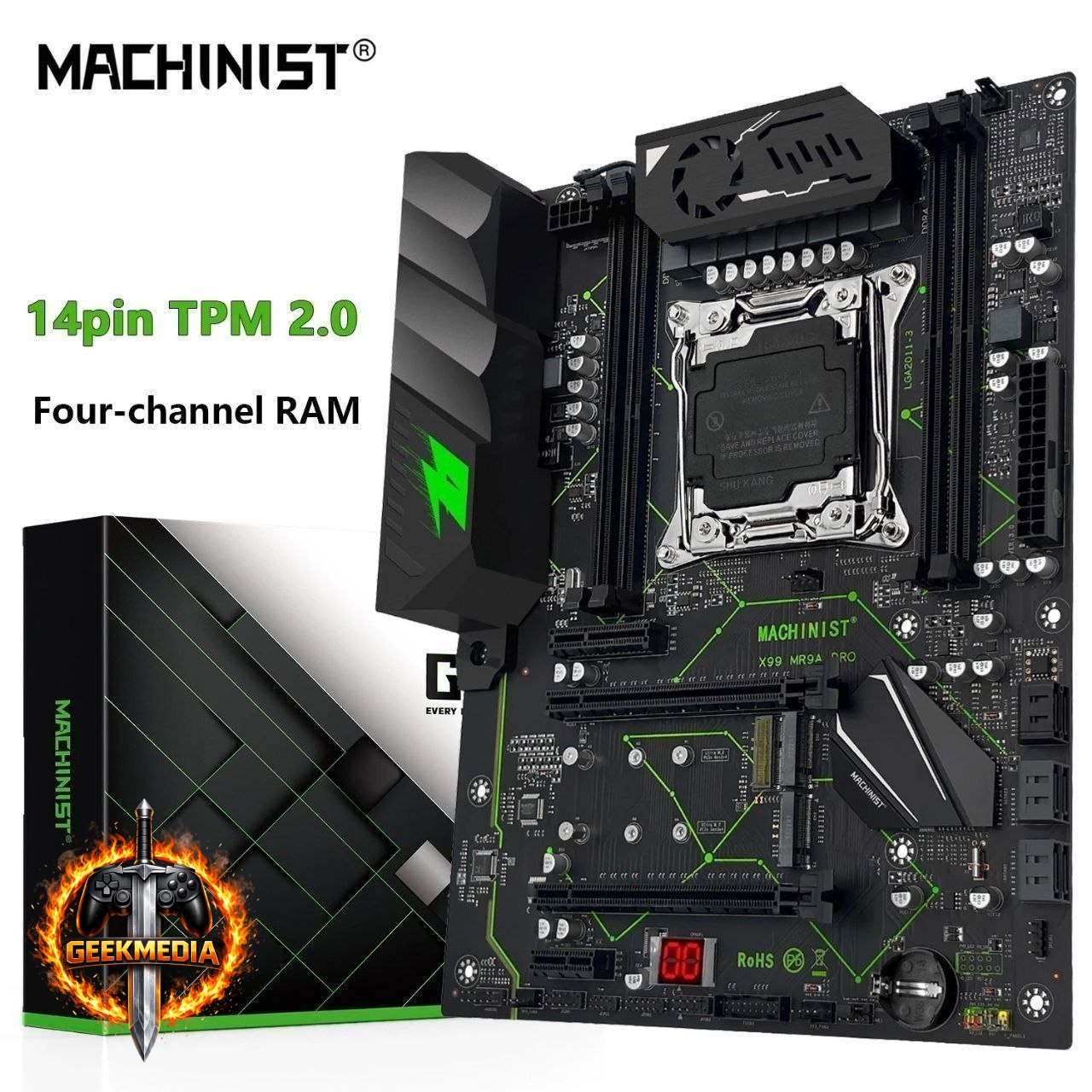 Placa Mãe Machinist X99 MR9A PRO