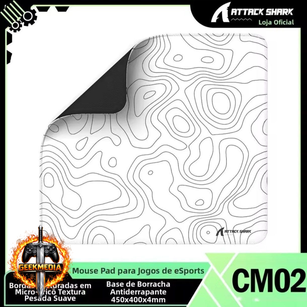 Mousepad Attack Shark CM02