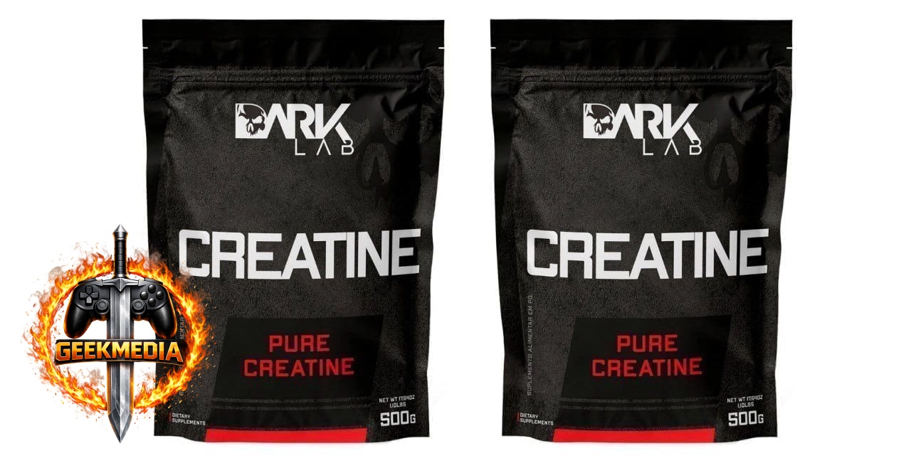 2x Creatina Monohidratada Pura 500g Dark Lab