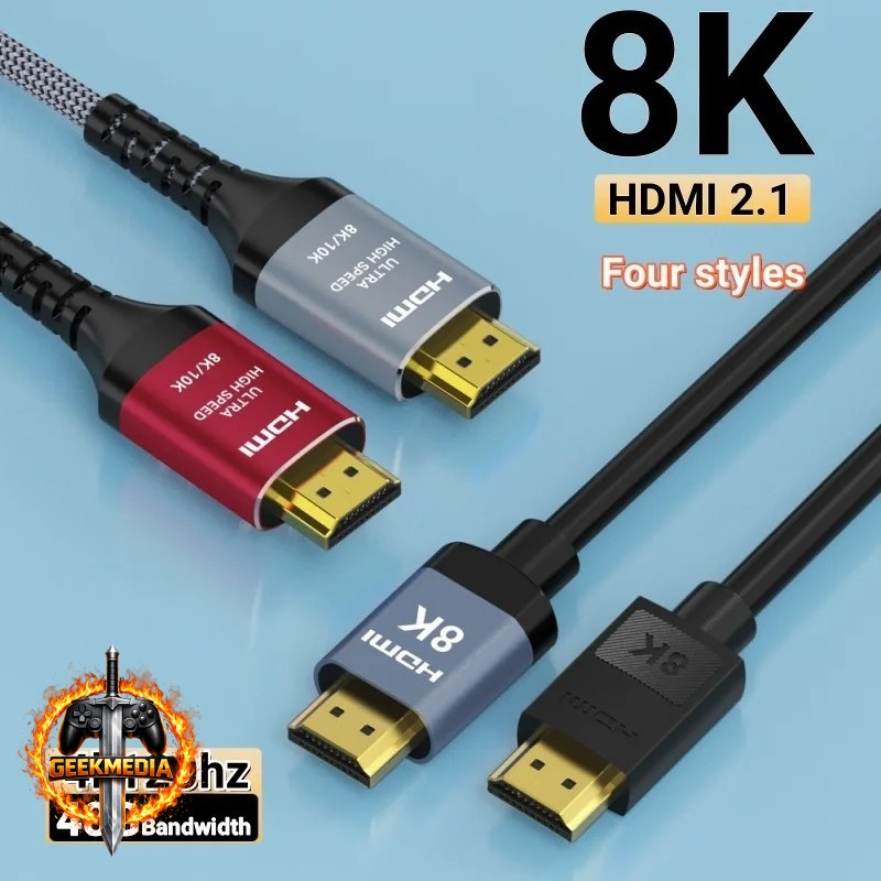 Cabo HDMI 2.1 8K Ultra Alta Velocidade 48Gbps