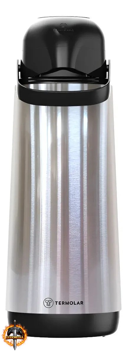 Garrafa Térmica Lúmina Inox 1.8L Termolar Cinza