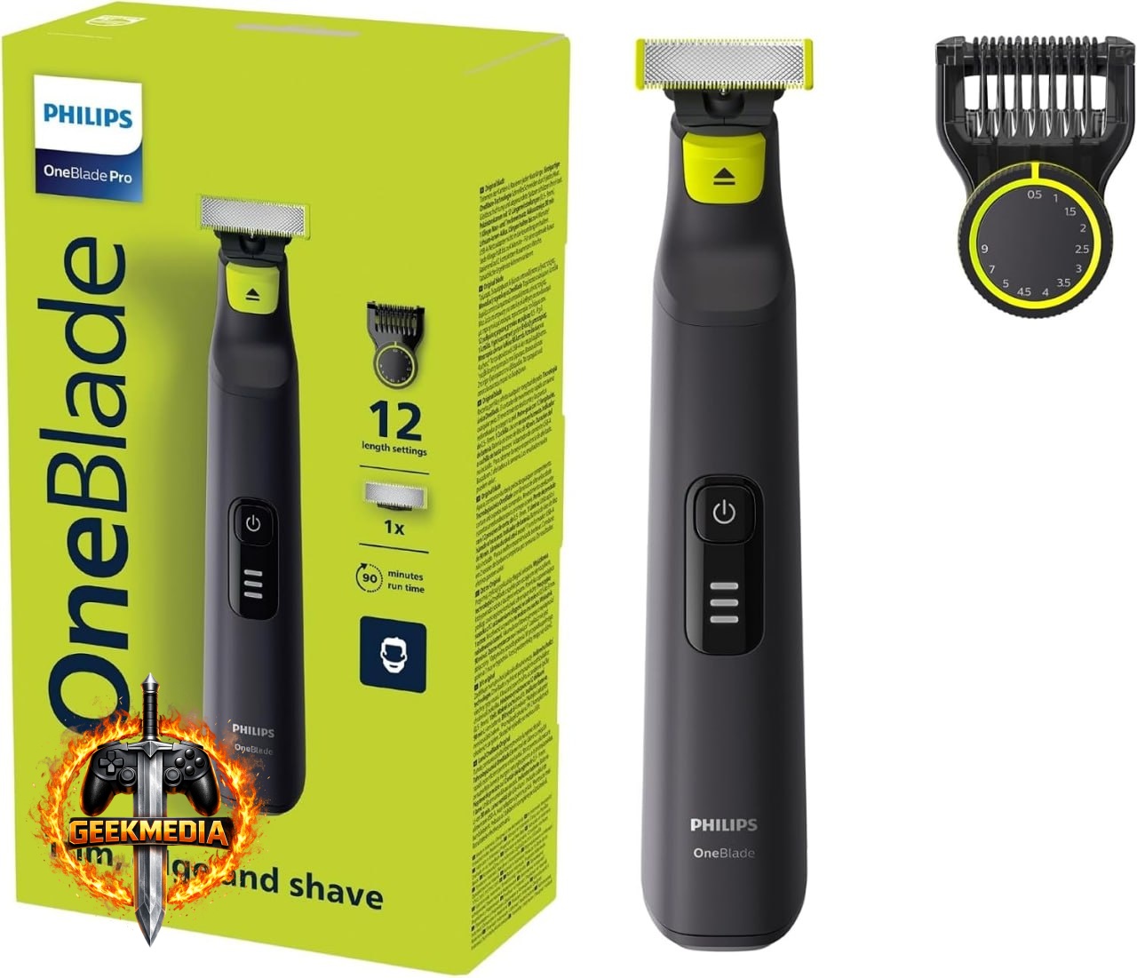 Philips OneBlade Pro - Barbeador e Aparador